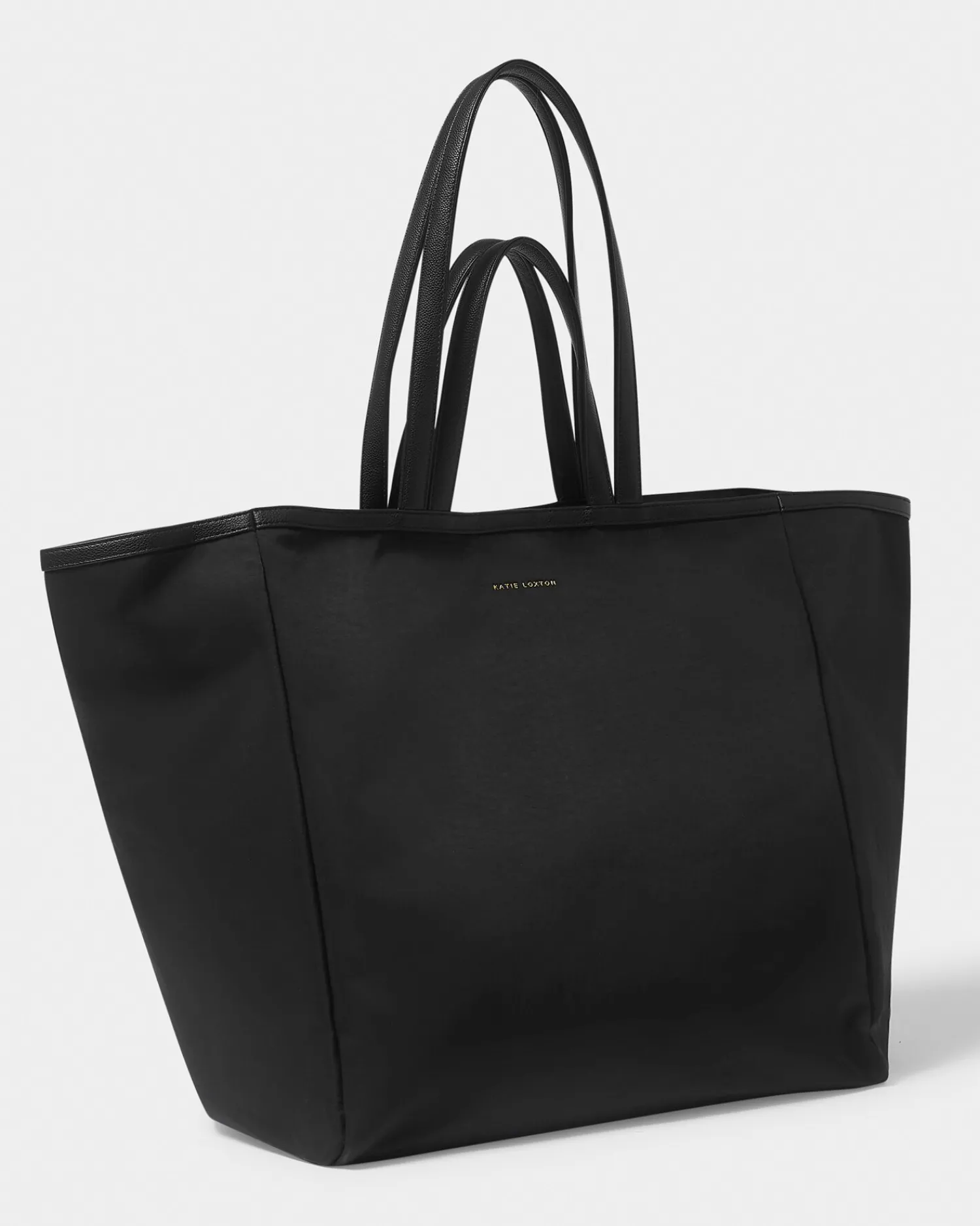 Katie Loxton Nylon-Luxe Oversized Tote Bag Black Best