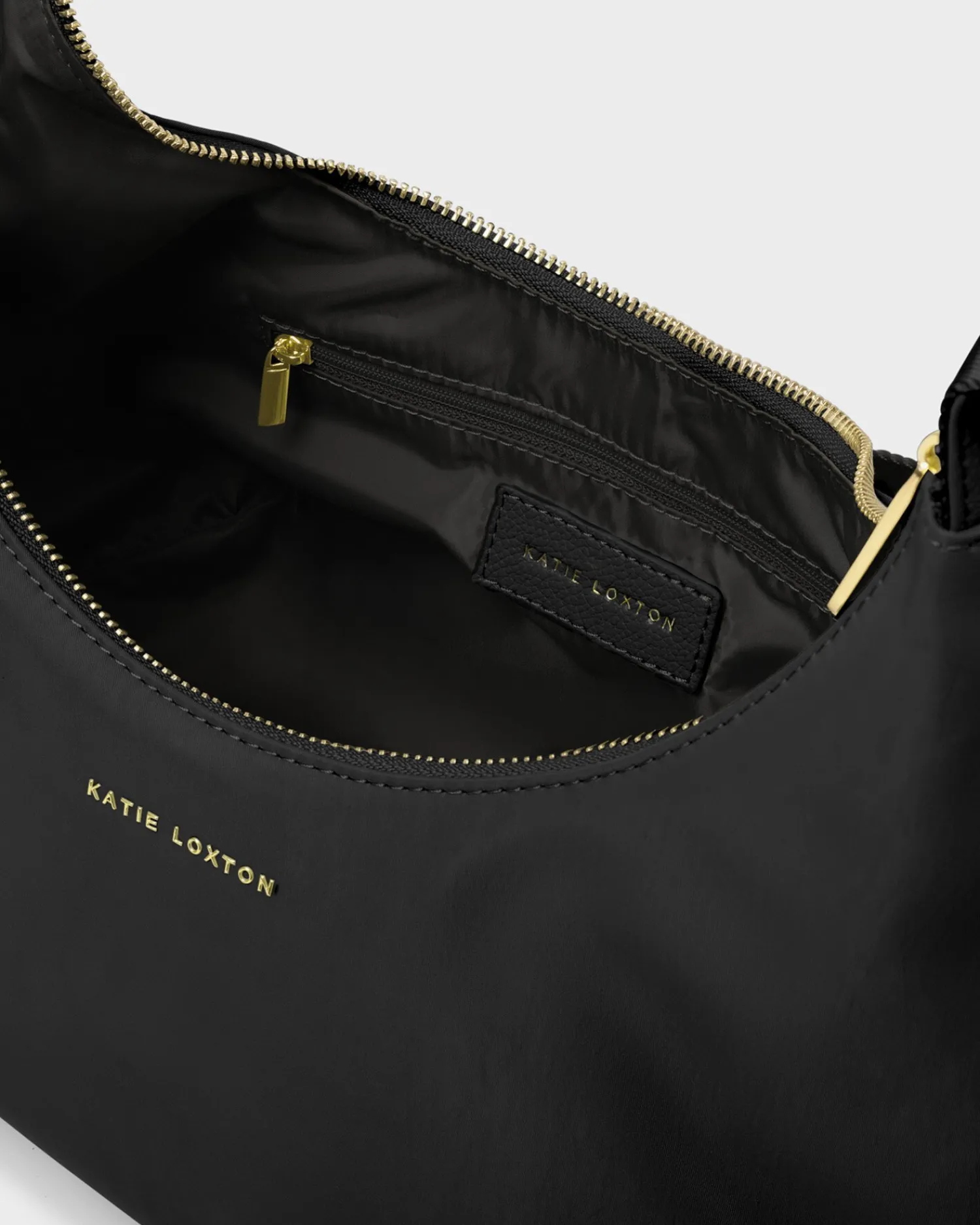Katie Loxton Nylon-Luxe Sling Shoulder Bag Black Outlet