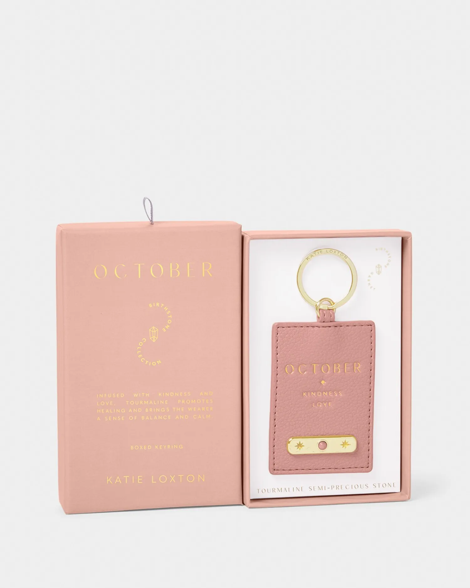 Katie Loxton ' Birthstone Keyring October New