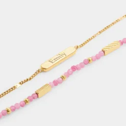 Katie Loxton ' Waterproof Gold Birthstone Bracelet October Best