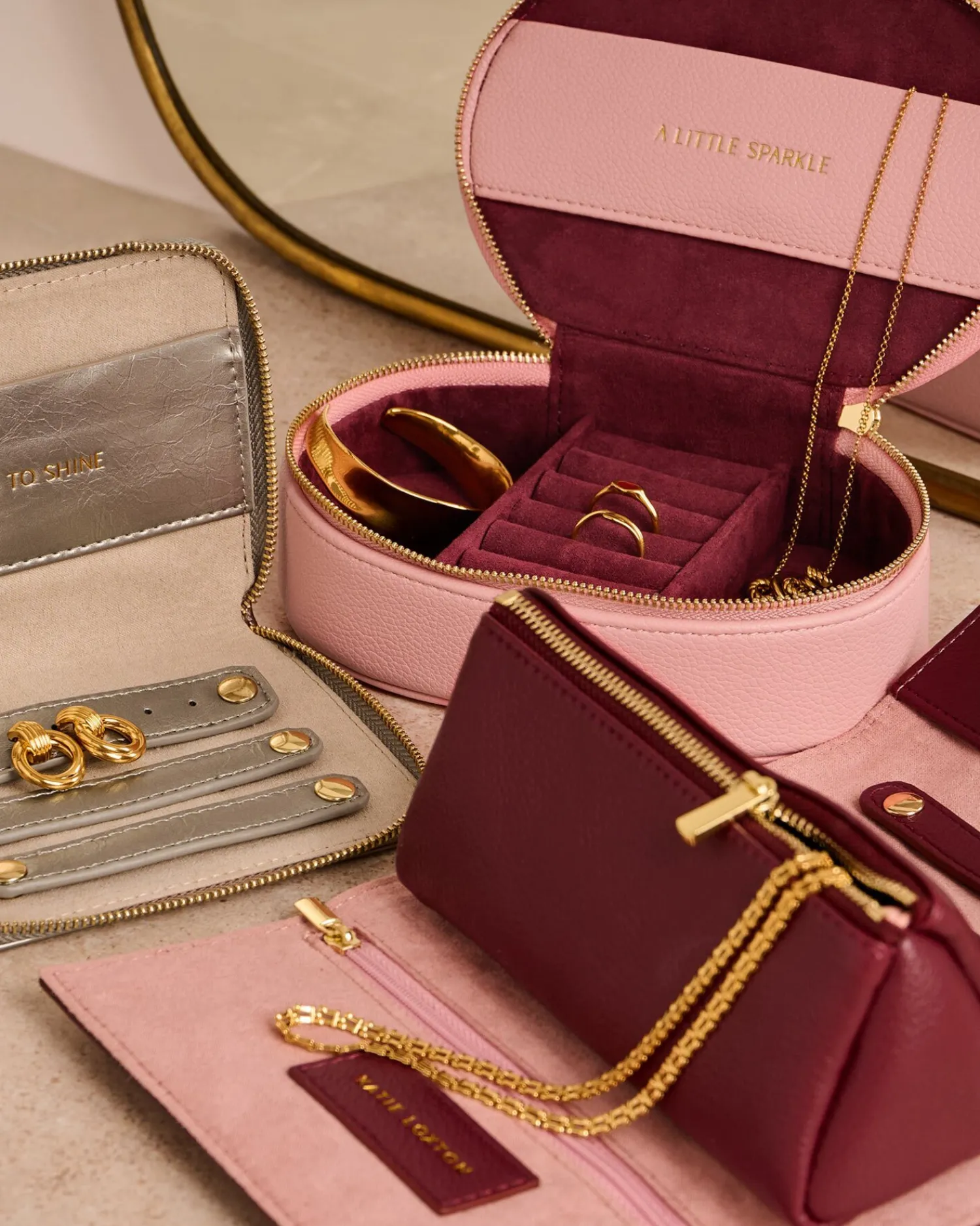 Katie Loxton Oval Jewellery Box A Little Sparkle Discount