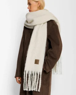 Katie Loxton Oversized Recycled Tassel Scarf Off White Online