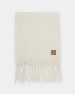 Katie Loxton Oversized Recycled Tassel Scarf Off White Online