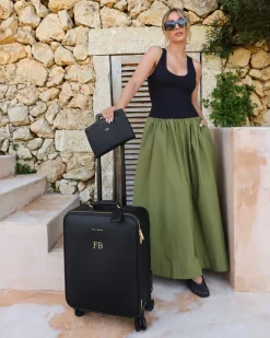 Katie Loxton Oxford Cabin Suitcase Black Best