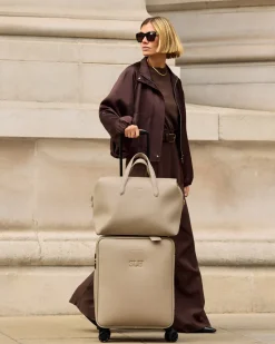 Katie Loxton Oxford Cabin Suitcase Light Taupe Clearance