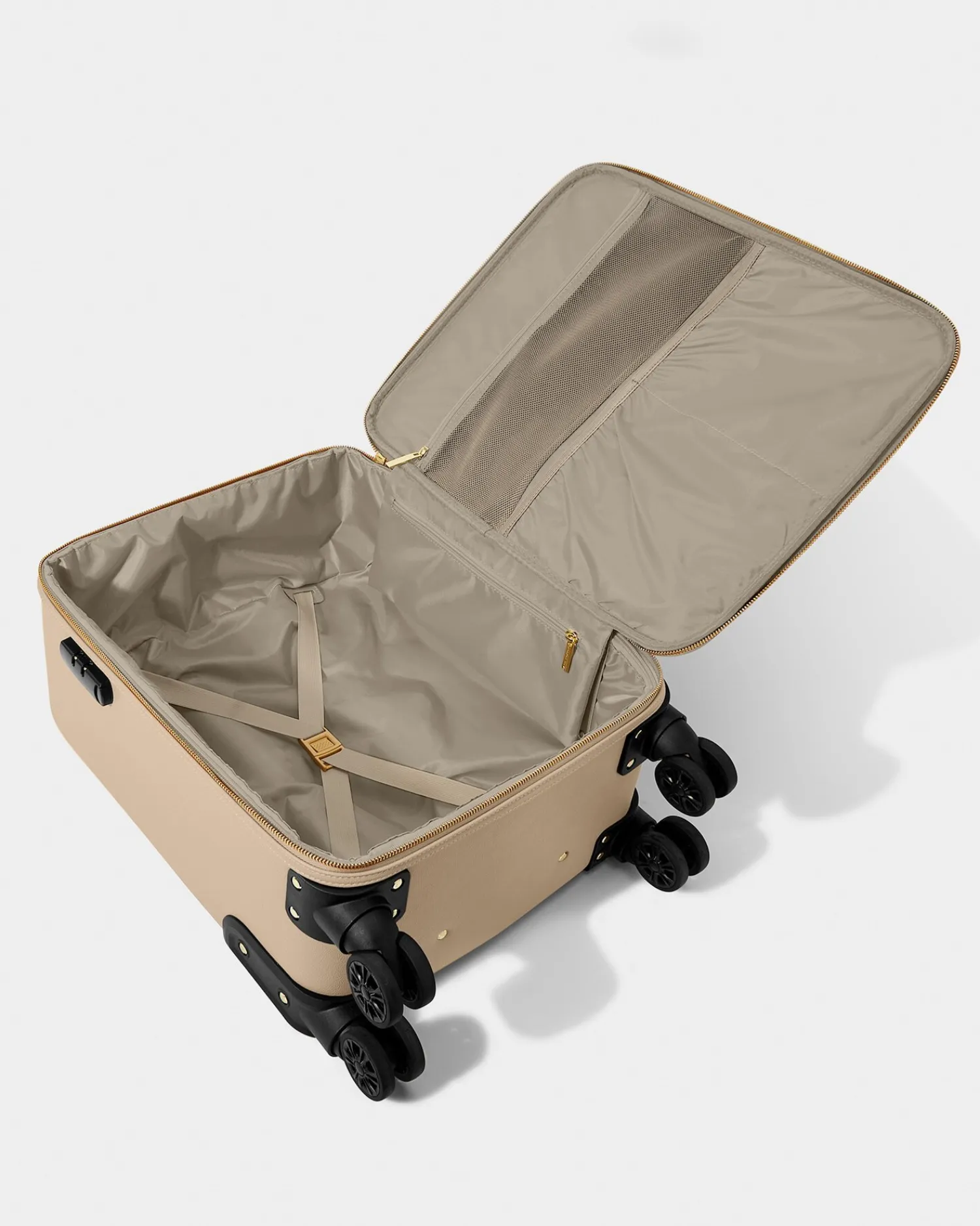 Katie Loxton Oxford Cabin Suitcase Light Taupe Clearance