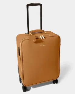 Katie Loxton Oxford Cabin Suitcase Cognac