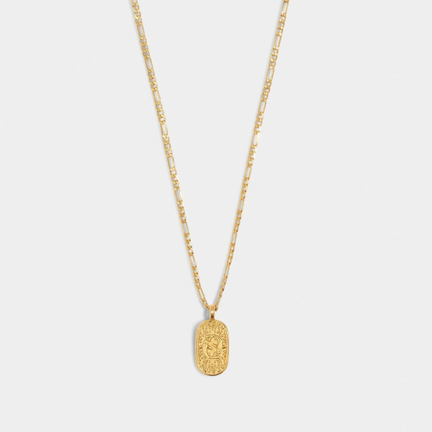 Katie Loxton Pisces' Waterproof Gold Zodiac Necklace 19th Feb 20th Mar Online