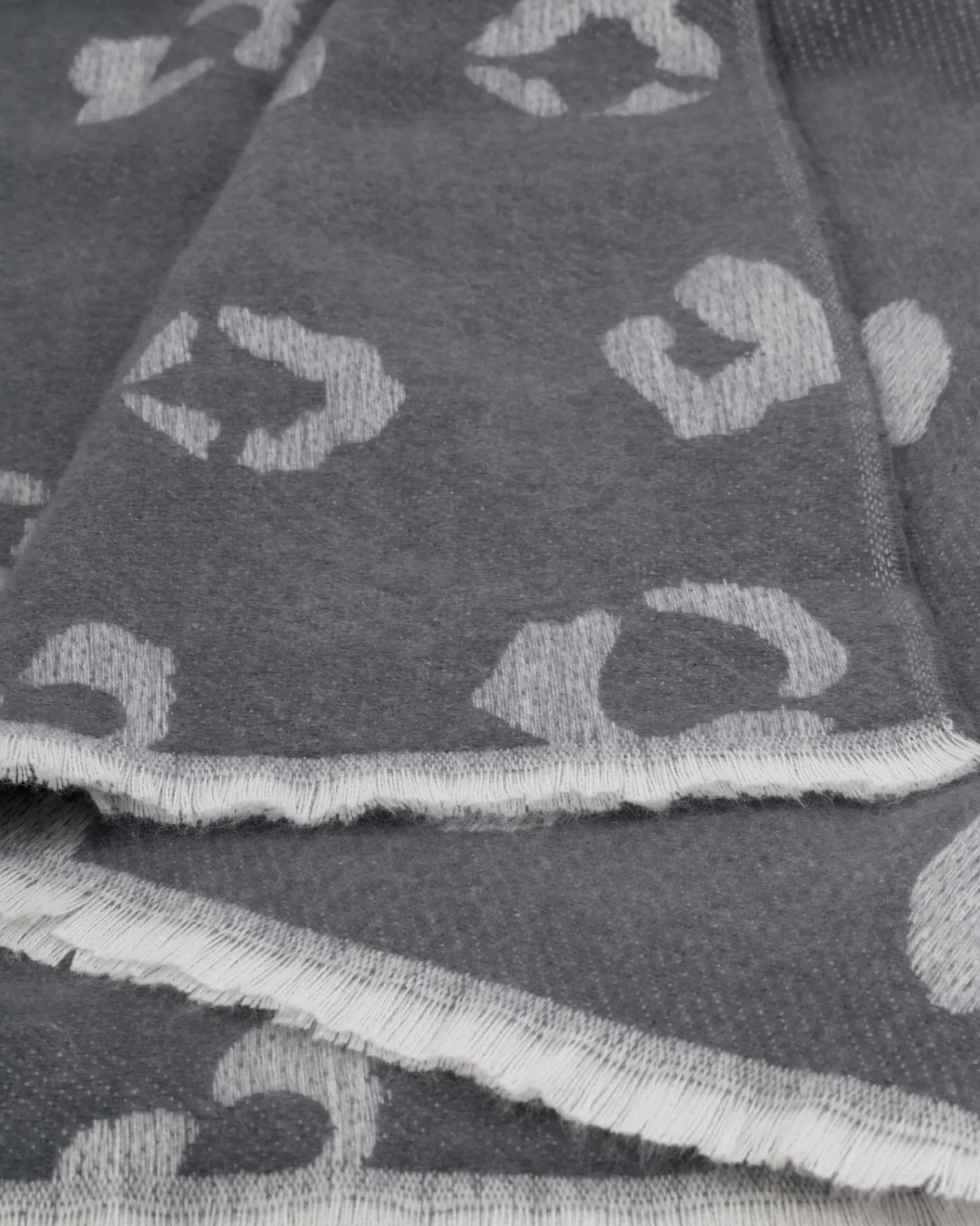 Katie Loxton Printed Blanket Scarf Charcoal Best
