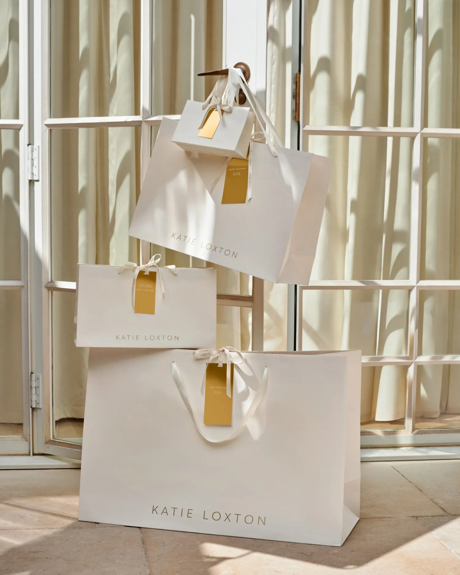 Katie Loxton Printed Blanket Scarf Pink Sale