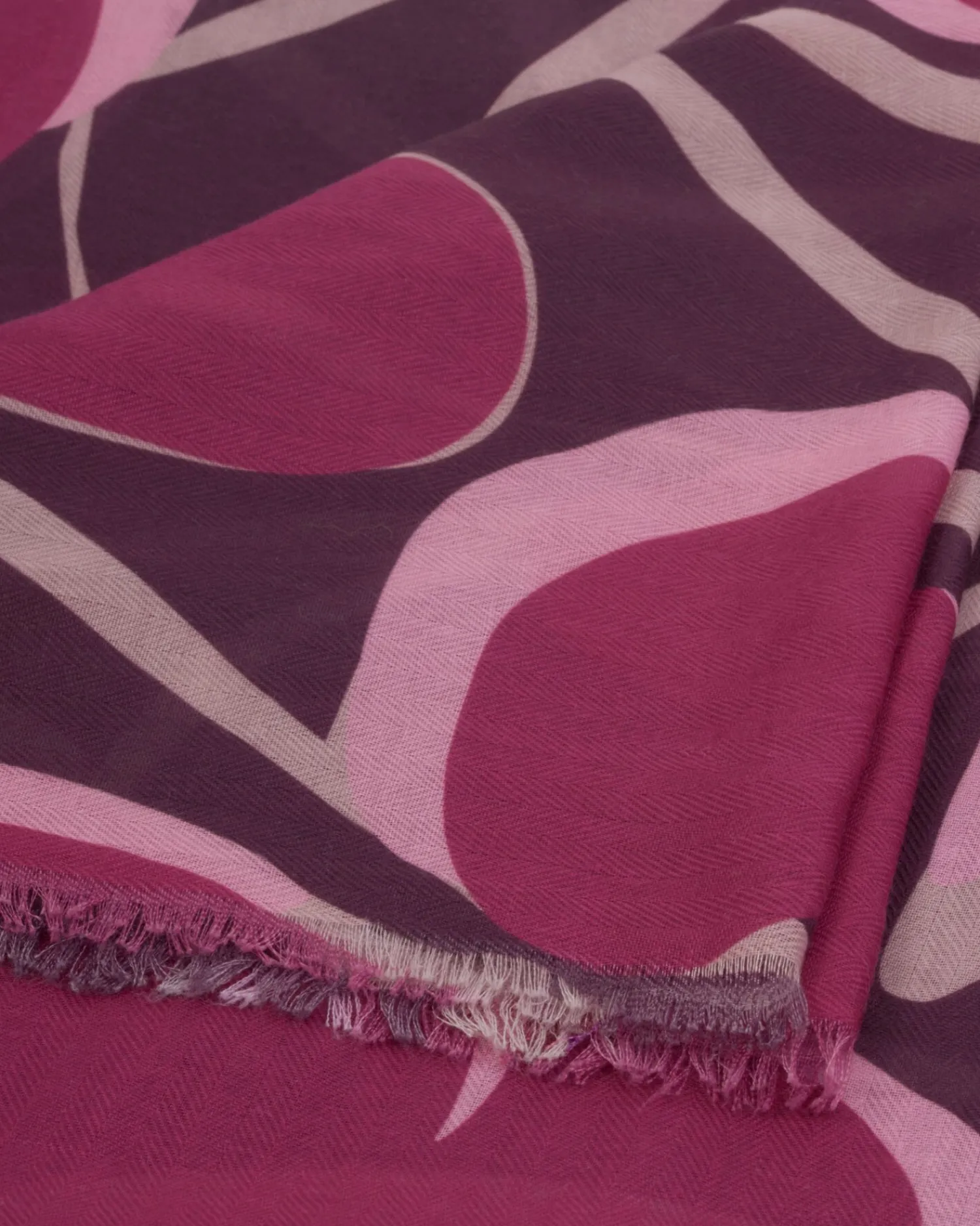 Katie Loxton Printed Scarf Maroon