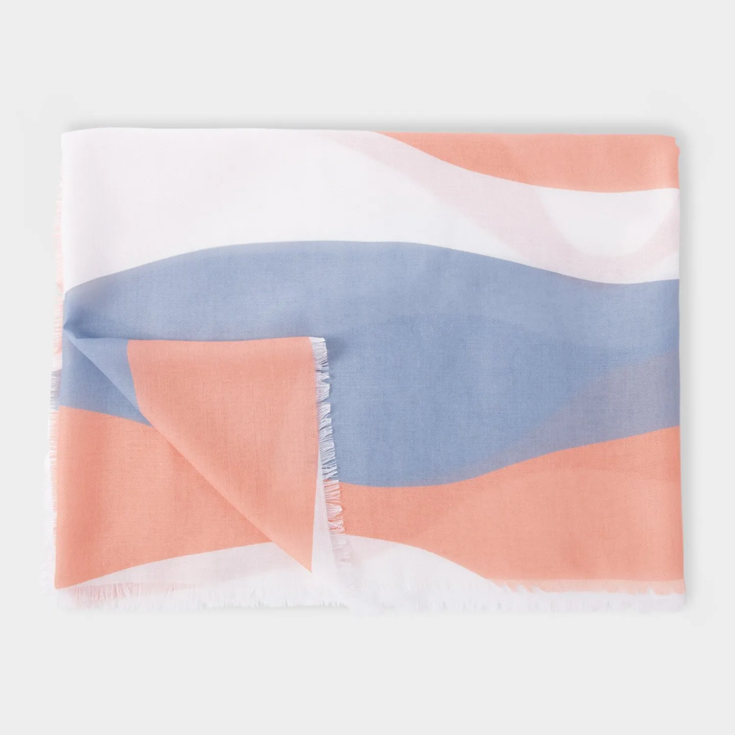 Katie Loxton Printed Scarf Blue Outlet