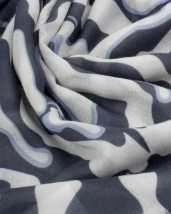Katie Loxton Printed Scarf Navy