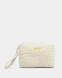 Katie Loxton Quilted Wristlet Organiser Light Sand Clearance