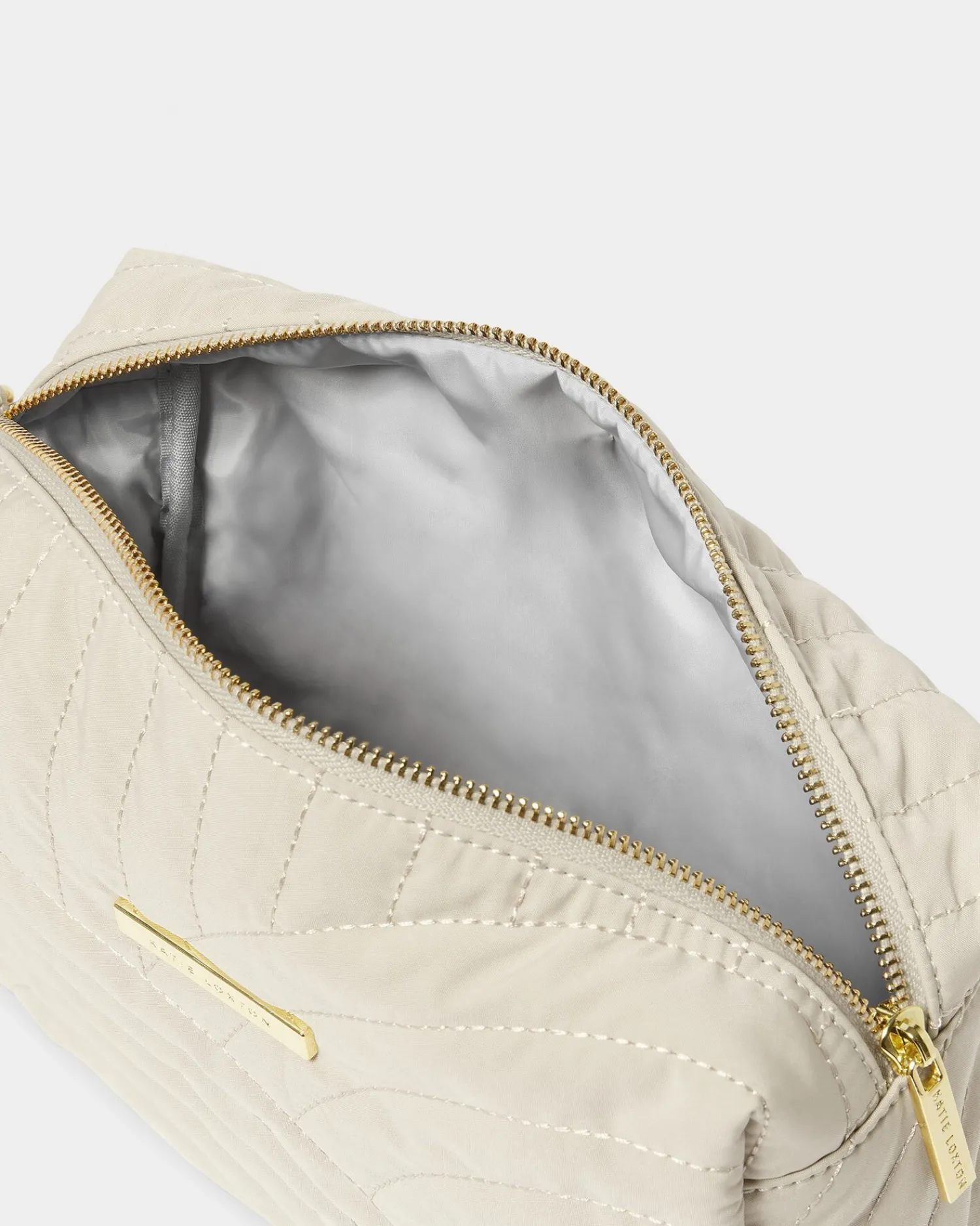 Katie Loxton Quilted Wristlet Organiser Light Sand Clearance