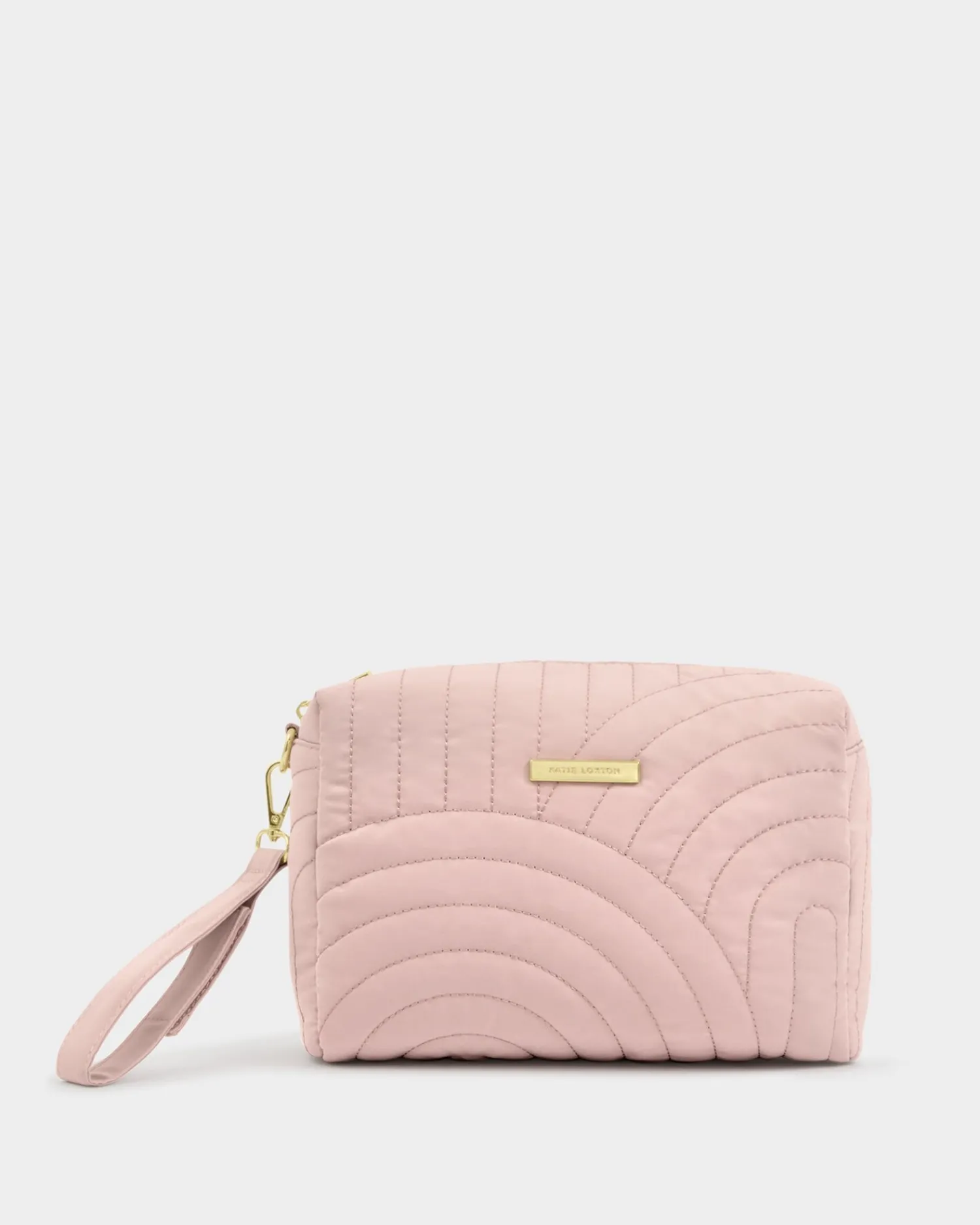 Katie Loxton Quilted Wristlet Organiser Blush Pink Online
