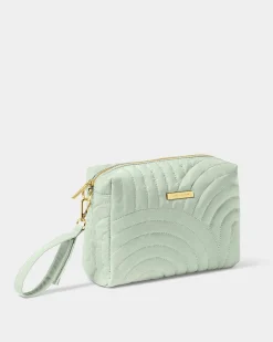 Katie Loxton Quilted Wristlet Organiser Light Sage