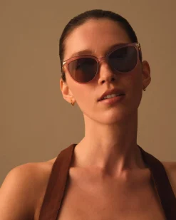 Katie Loxton Ravello Round Sunglasses Cherry Discount