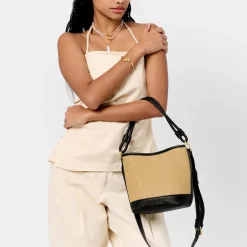 Katie Loxton Riviera Raffia Bucket Bag