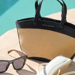 Katie Loxton Riviera Raffia Mini Tote Bag Best