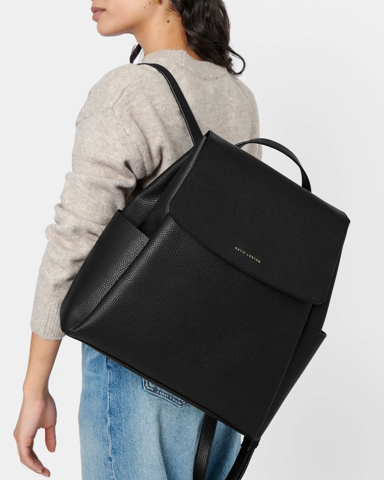 Katie Loxton Romy Large Backpack Black New