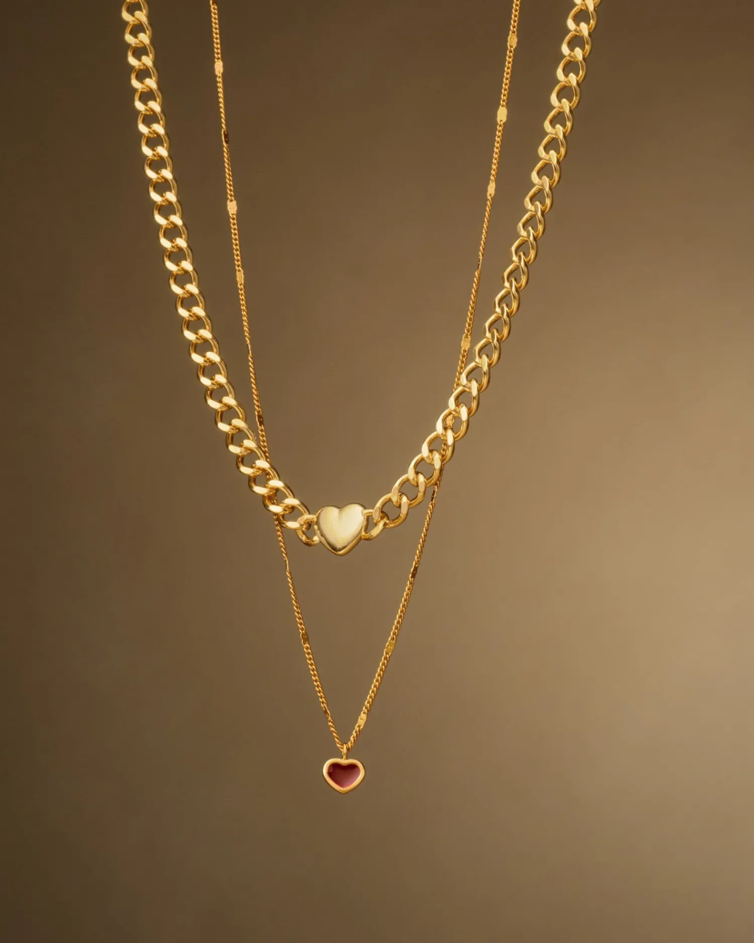 Katie Loxton Rouge Waterproof Gold Heart Necklace Best