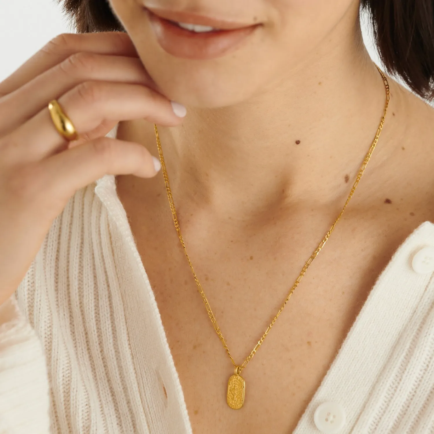 Katie Loxton Sagittarius' Waterproof Gold Zodiac Necklace 22nd Nov 21st Dec Clearance