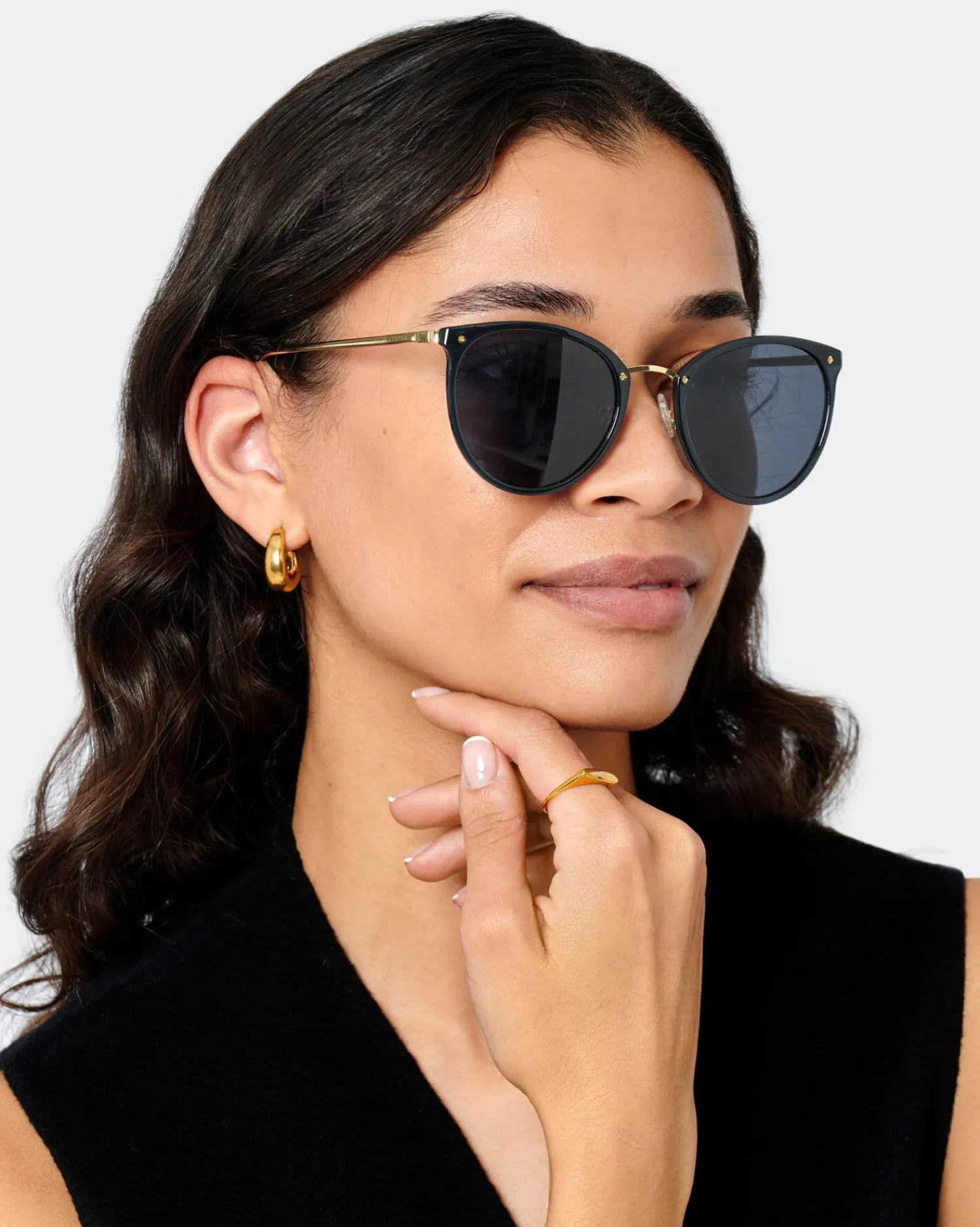 Katie Loxton Santorini Sunglasses Navy Online
