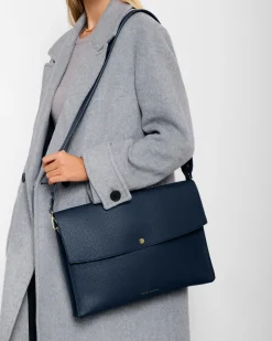 Katie Loxton Secret Message Laptop Bag Navy Online