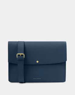 Katie Loxton Secret Message Laptop Bag Navy Online