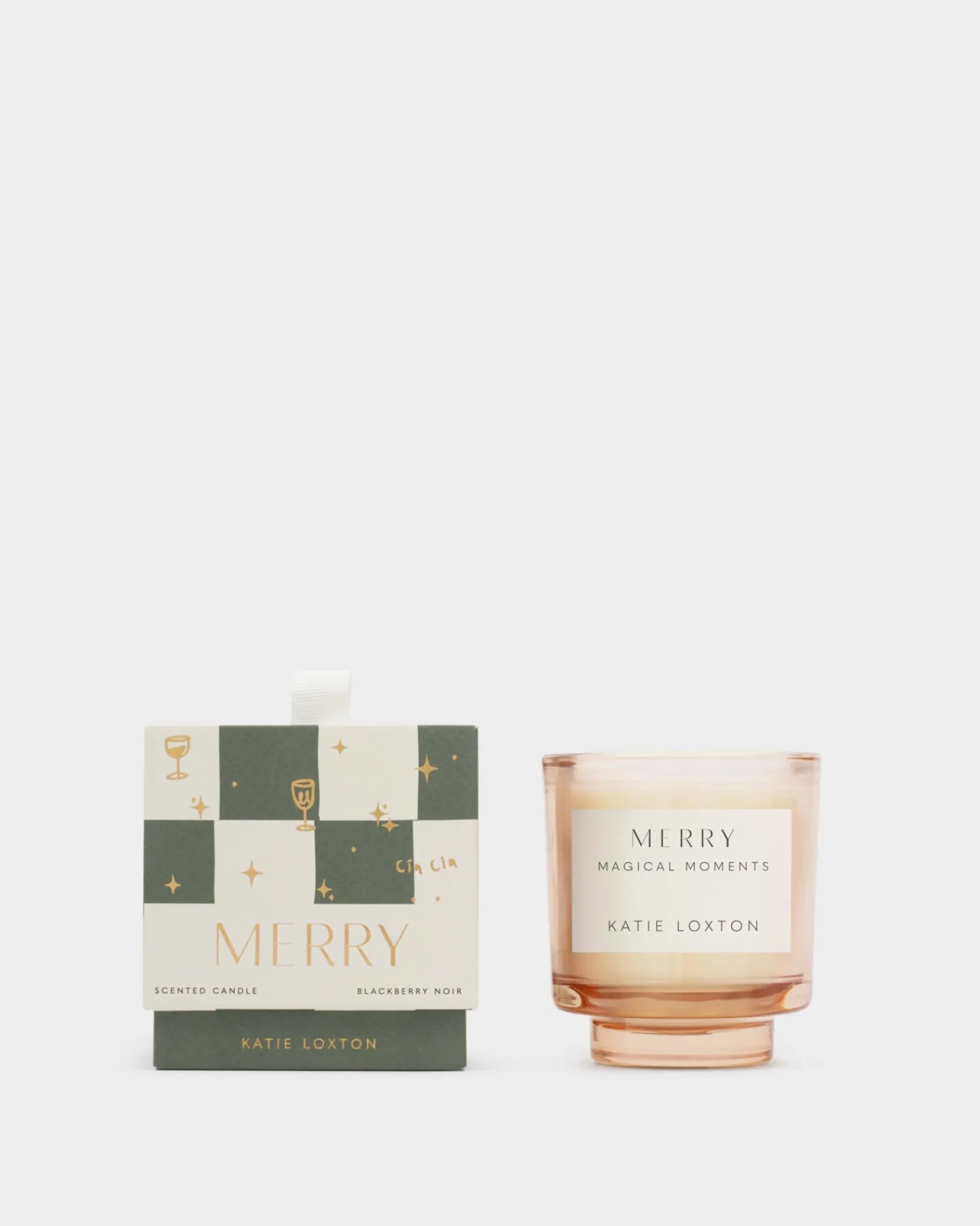 Katie Loxton Sentiment Candle '' Merry Sale