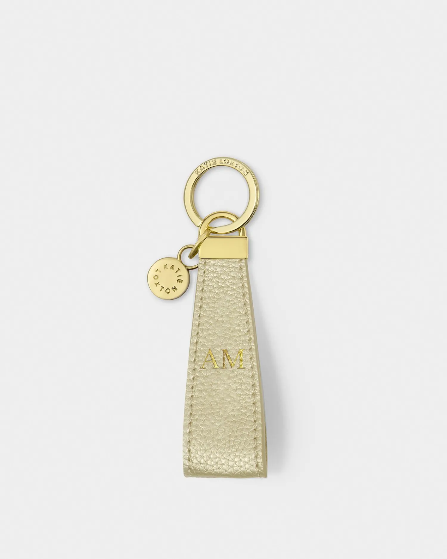 Katie Loxton Sentiment Loop Keyring Heart Of Gold Outlet
