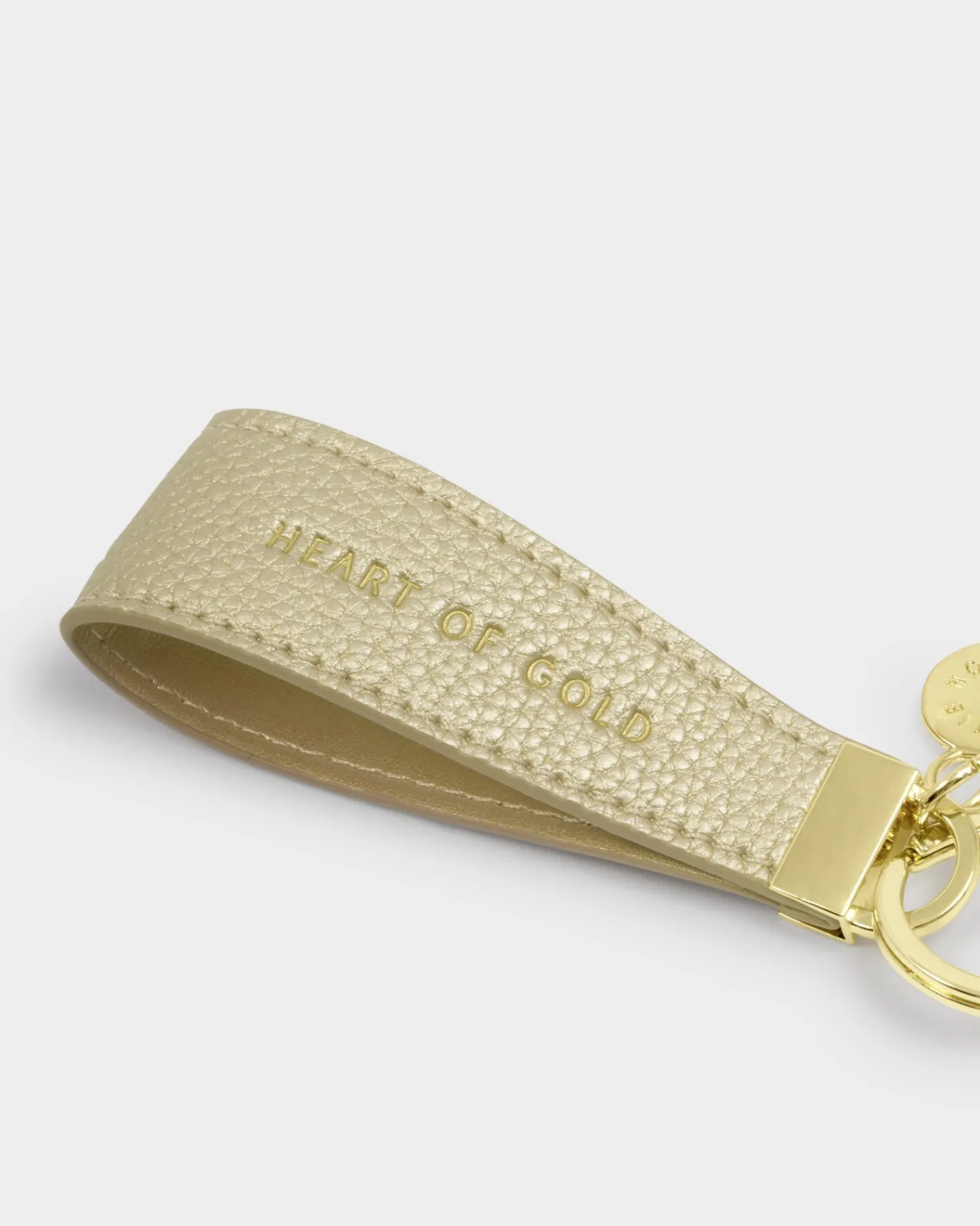 Katie Loxton Sentiment Loop Keyring Heart Of Gold Outlet
