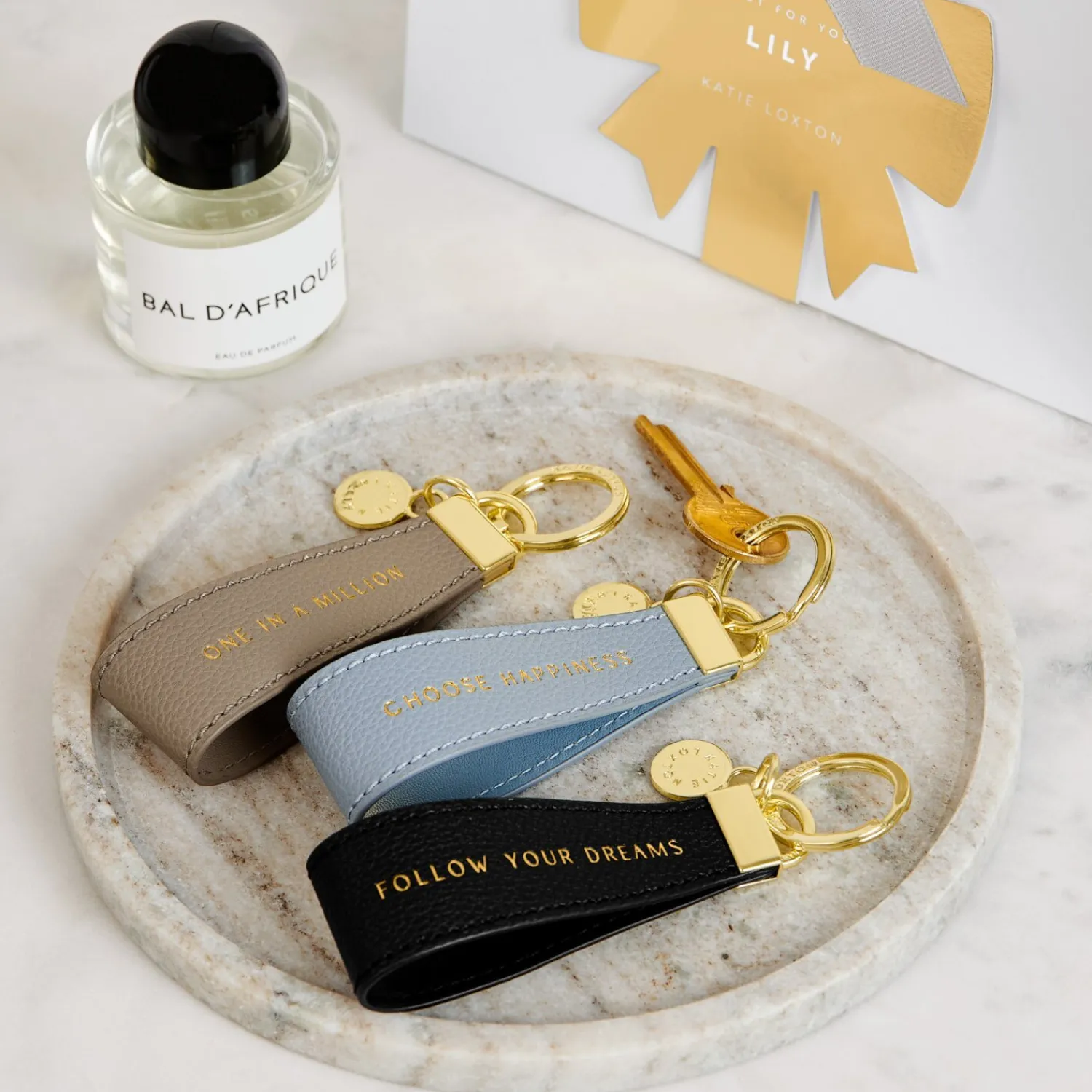 Katie Loxton Sentiment Loop Keyring '' One In A Million Sale