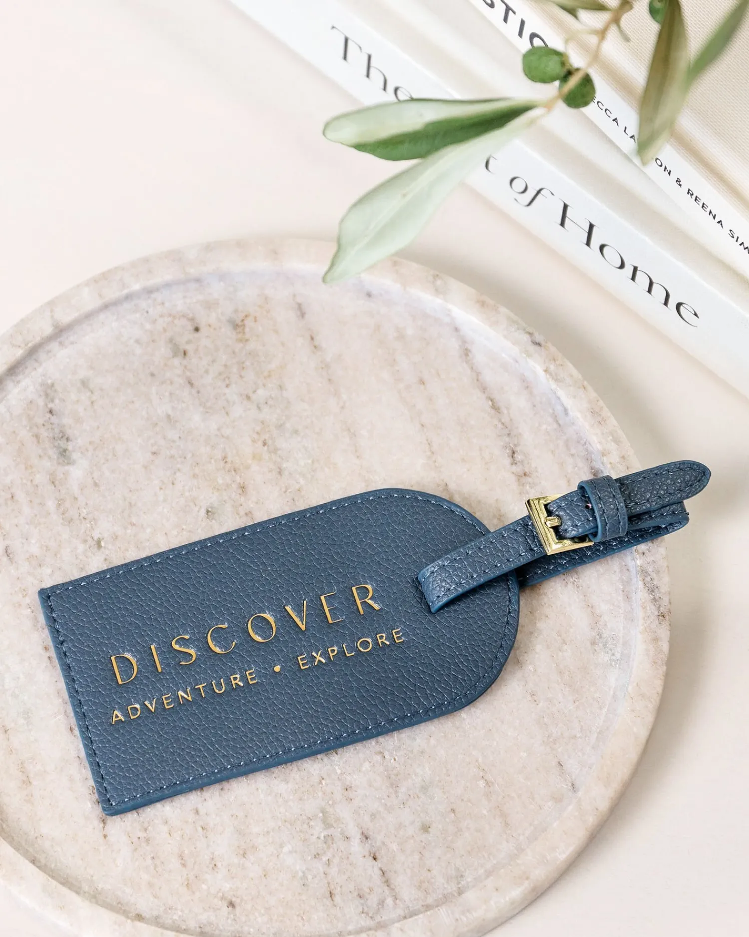 Katie Loxton Sentiment Luggage Tag 'Discover, Adventure, Explore' Discover Adventure Explore Discount