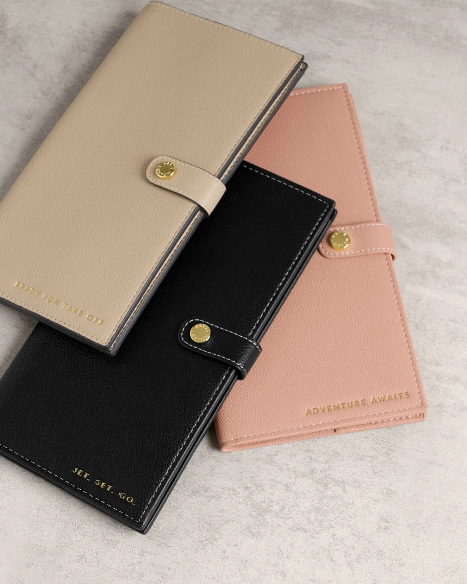 Katie Loxton Sentiment Travel Wallet Jet. Set. Go Outlet