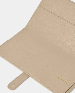 Katie Loxton Sentiment Travel Wallet 'Adventure Memories Happiness' in Light Taupe Adventure Memories Happiness Best