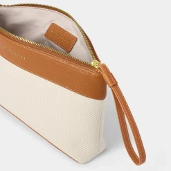 Katie Loxton Siena Canvas Wristlet Clutch