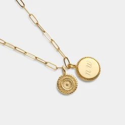 Katie Loxton ' Waterproof Gold Charm Necklace Sister Outlet