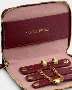 Katie Loxton Slim Jewellery Case Cherry Online