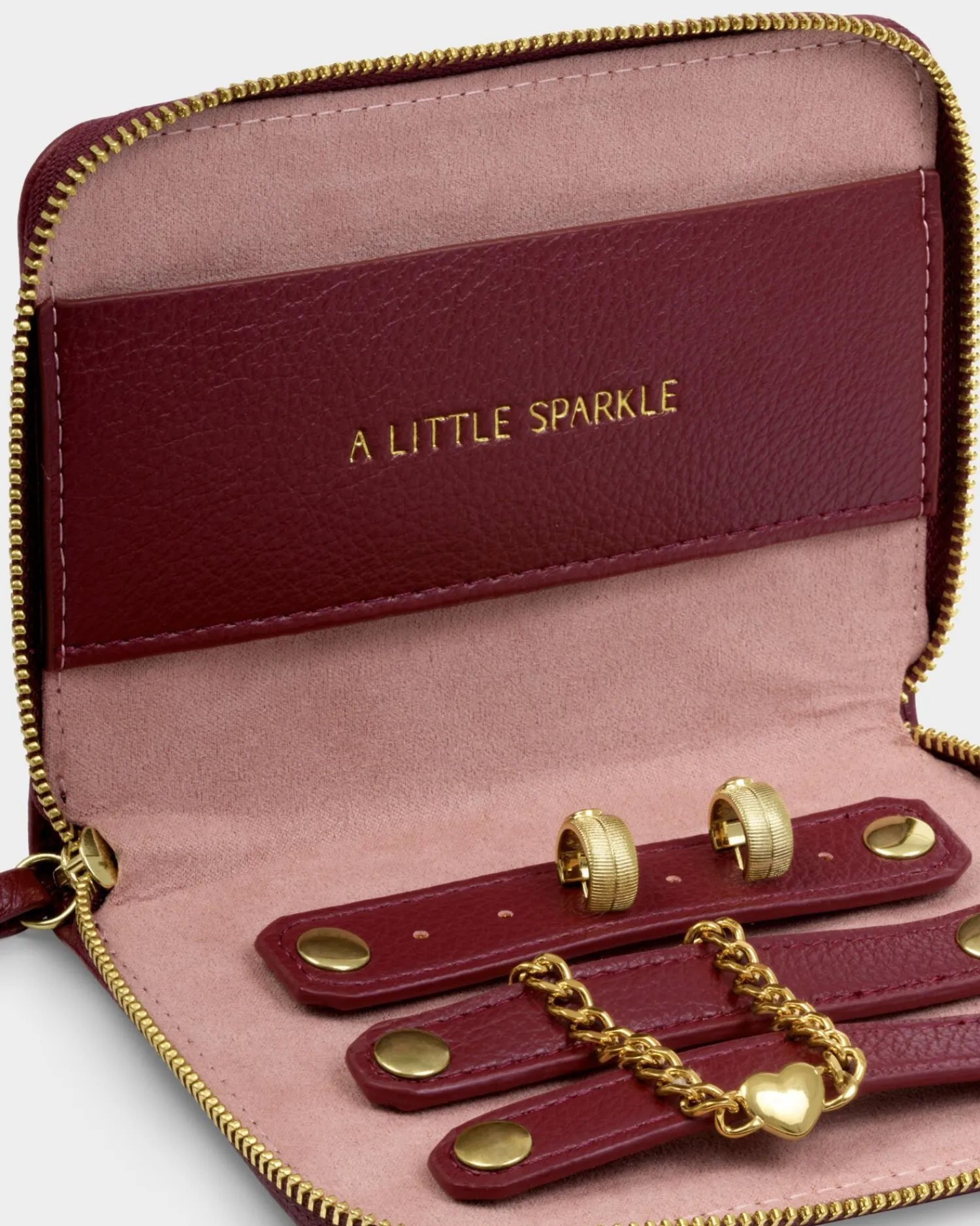 Katie Loxton Slim Jewellery Case Cherry Online