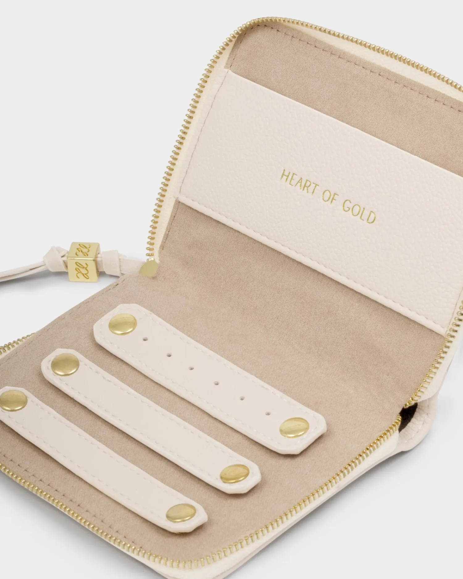Katie Loxton Slim Jewellery Case Off White Clearance