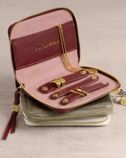 Katie Loxton Slim Jewellery Case Pewter New