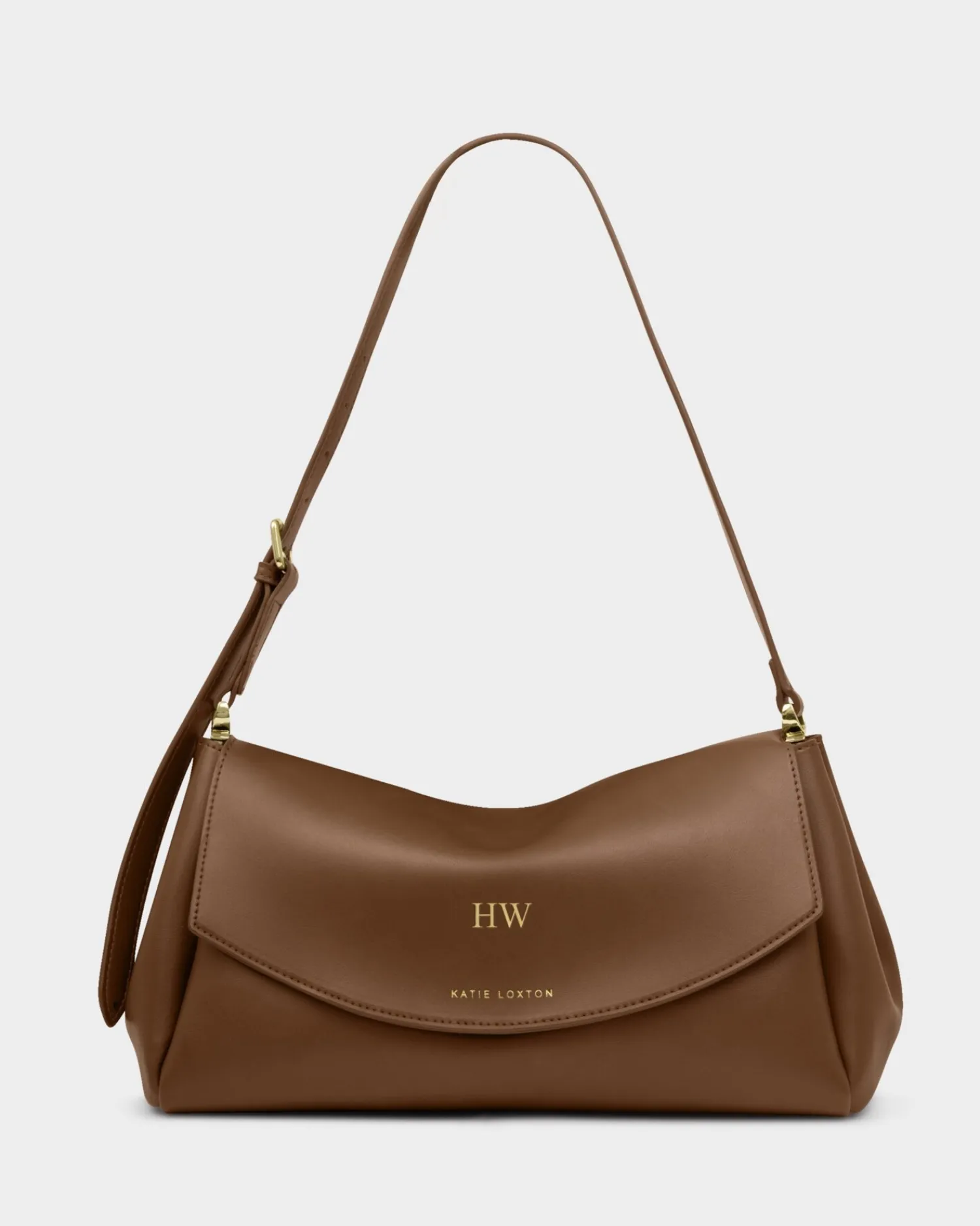 Katie Loxton Sloane Shoulder Bag Dark Chocolate Best