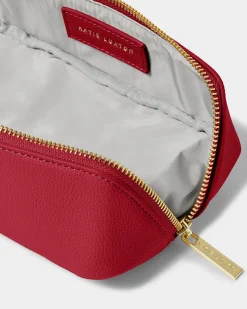 Katie Loxton Small Make Up Bag Garnet Red Outlet