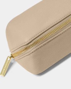 Katie Loxton Small Make Up Bag Light Taupe Best