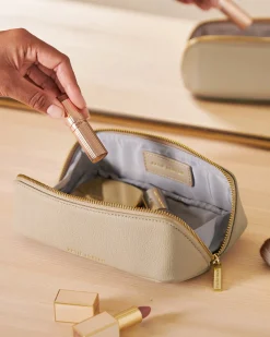 Katie Loxton Small Make Up Bag Light Taupe Best