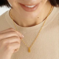 Katie Loxton So Loved' Waterproof Gold Sentiment Necklace