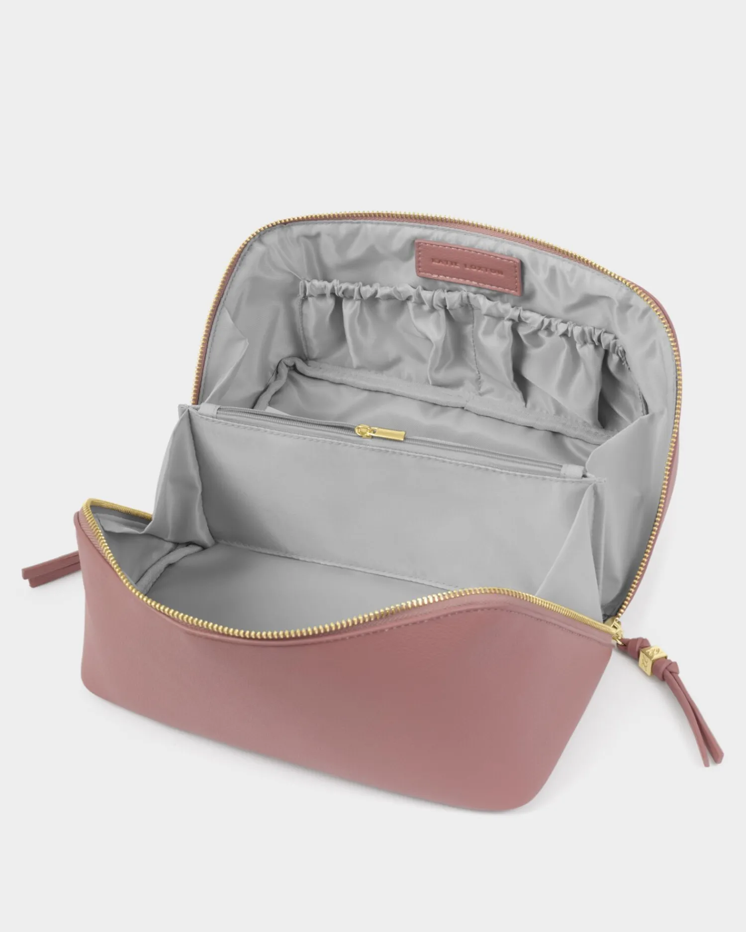 Katie Loxton Soho Large Makeup & Wash Bag Deep Rose Hot