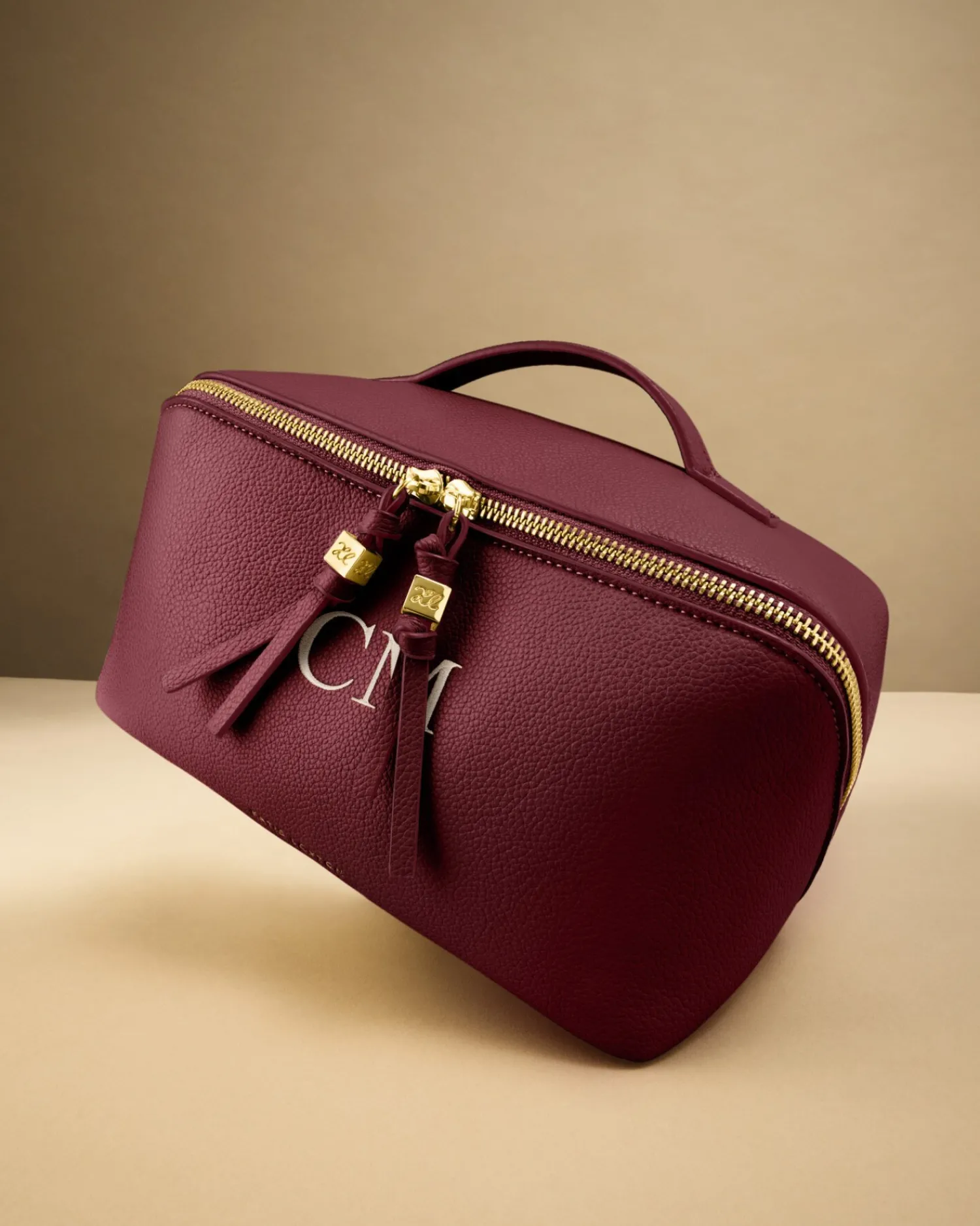 Katie Loxton Soho Large Makeup & Wash Bag Cherry